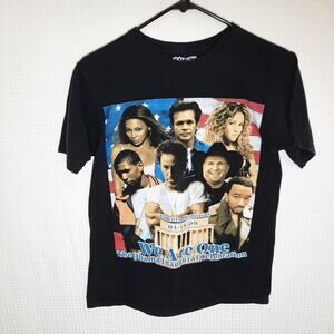 Billabong Obama Inauguration 2009 Concert T-Shirt Men’s S Black Graphic Organic